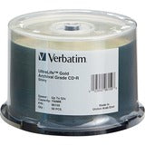 CD-R 700MB 52X UltraLife Gold Archival Grade with Branded Surface and Hard Coat - 50pk Spindle