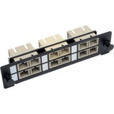 Tripp Lite Toolless Pass-Through Fiber Patch Panel MMF/SMF 6 SC Connectors