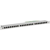Tripp Lite Cat5e / Cat6 Patch Panel 24-Port Shielded Krone IDC 568A/B, 0.5U