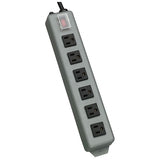Tripp Lite Waber Power Strip 120V Right Angle 5-15R 6 Outlet Metal 15' Crd