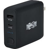 Tripp Lite Portable USB Mobile Power Bank Battery Wall Charger Combo 5K mAh
