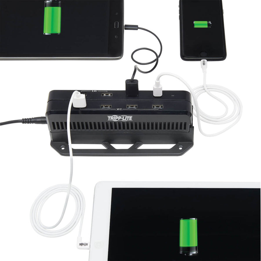 Tripp Lite USB Charging Station Smart 8-Port USB-A Quick Charge 3.0, 120W