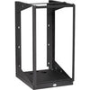 Black Box Wallmount Rack - 19U, 12-24 Tapped Rail Holes, 100 lb. Capacity