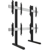 Atdec 2 x 2 freestanding floor mount - Up to 110lb/display - VESA up to 400