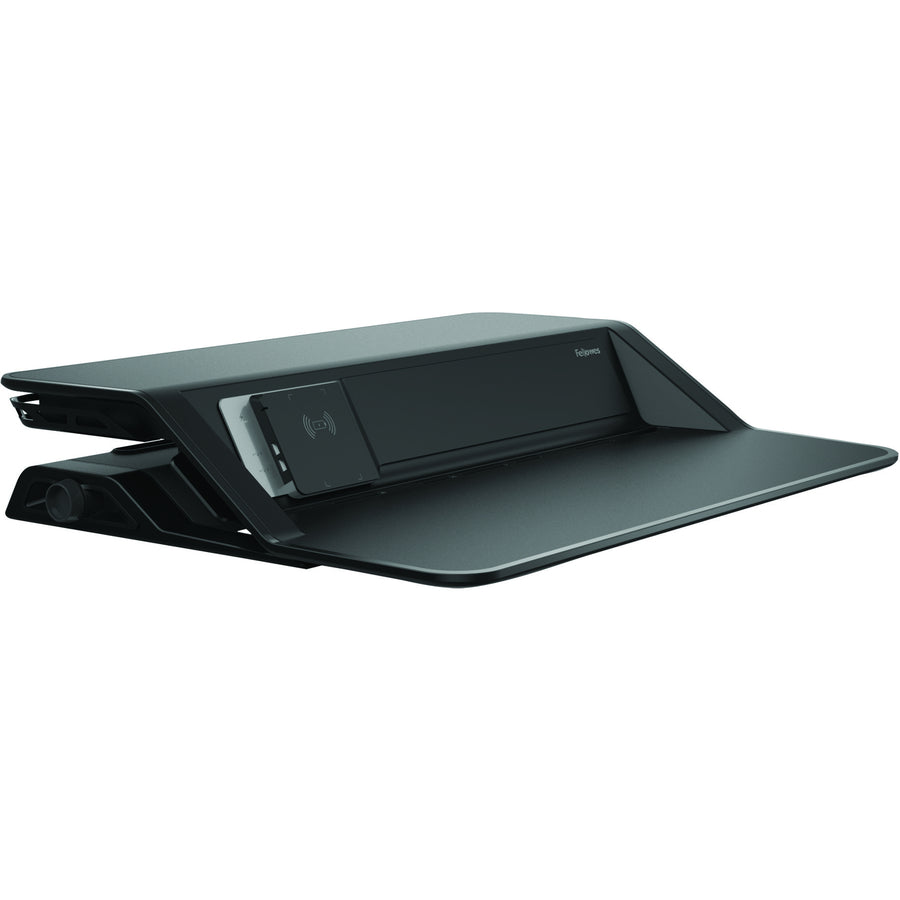 Fellowes Lotus; DX Sit-Stand Workstation - Black