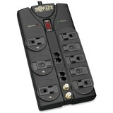 Tripp Lite Surge Protector Power Strip 120V 8 Outlet RJ11 RJ45 Coax 10' Crd 3240 Joule