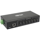 Tripp Lite USB 2.0 Hub Industrial 7-Port 15kV ESD Immunity Metal Mountable