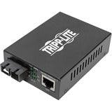 Tripp Lite SC Multimode Fiber to Gbe Media Converter POE+ 10/100/1000 550M