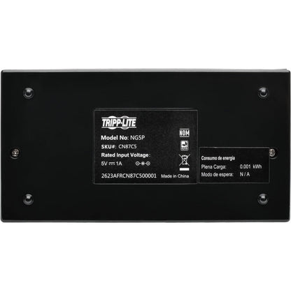 Tripp Lite 5-Port Gigabit Ethernet Switch Desktop RJ45 Unmanaged Switch 10/100/1000 Mbps