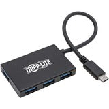 Tripp Lite USB C Hub 4-Port USB-A USB 3.1 Gen 2 10 Gbps Portable Aluminum