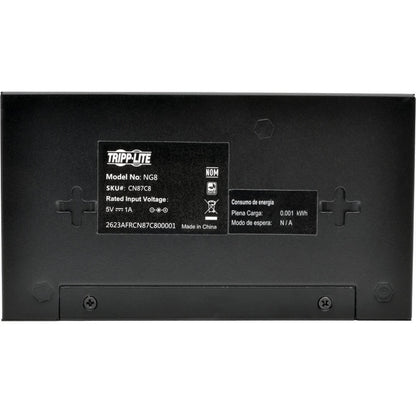 Tripp Lite 8-Port Gigabit Ethernet Switch Desktop Metal Unmanaged Switch 10/100/1000 Mbps