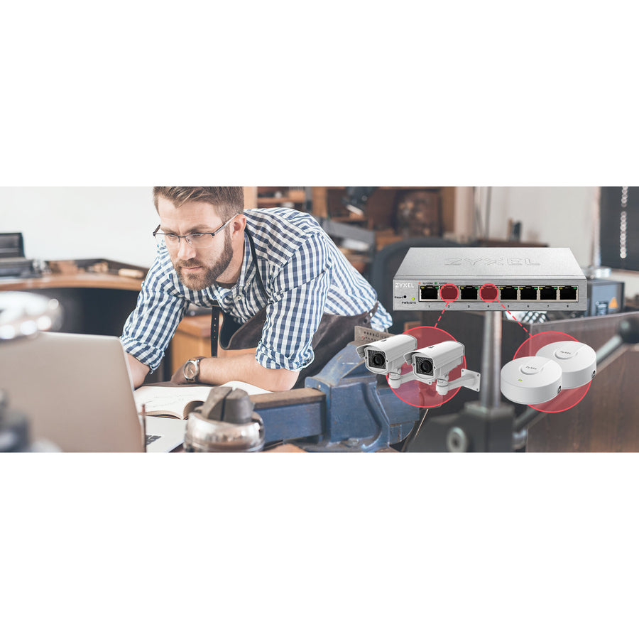 ZYXEL 8-Port GbE Web Managed Switch
