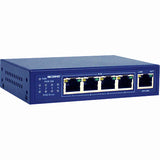 4XEM 4-Port PoE+(Plus) 25.5Watt 10/100Mbps Ethernet Switch