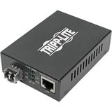 Tripp Lite LC Multimode Fiber to Gbe Media Converter POE+ 10/100/1000 550M
